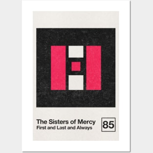 Sisters Of Mercy / Minimalist Style Graphic Artwork Design Posters and Art